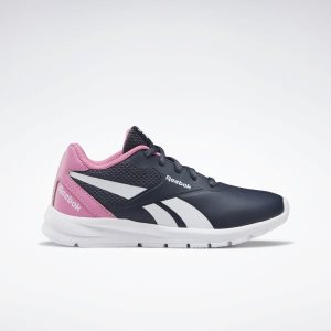 Reebok Rush Runner 2.0 Laufschuhe Kinder - Navy/Rosa/Weiß - DE 580-JBZ